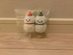 雪だるま キーホルダー 2つセット