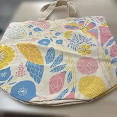 ORbis 花柄キャンバストートバッグ