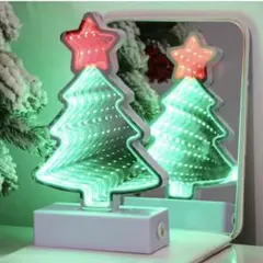 クリスマス 飾り テーブルライト 卓上置物 室内装飾(クリスマスツリー)