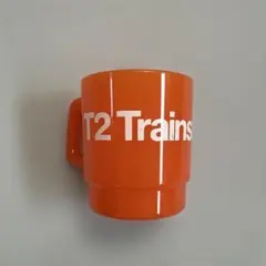 【レア】オレンジ色 T2 Trainspotting プラスチックマグカップ