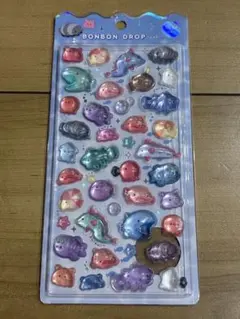 新作　水族館限定　深海　BONBON DROP シール