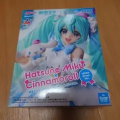 【新品未開封】初音ミク x シナモロール ホワイトドレスVer.