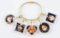 鬼滅の刃　コミカル顔チャーム　冨岡義勇　竈門炭治郎　甘露寺蜜璃　愈史郎　村田