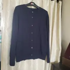 UNIQLO ネイビー ボタン付きカーディガン XXL