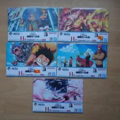 １番くじ ワンピース 色紙 名場面コレクション ５枚セット