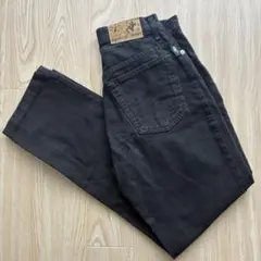 agnes b アニエスベー　ブラックストレートデニム　旧タグ　フランス製のサムネイル