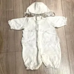 【秋、冬用】新生児セレモニードレス　ケープ付き