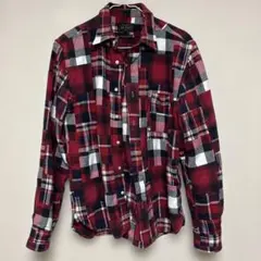 BEAMS チェック柄 ネルシャツ 長袖