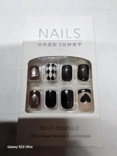 DIYネイルチップ 24個入り