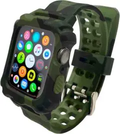 ☆Apple Watch コンパチブルバンド　一体型　42/44mm 迷彩