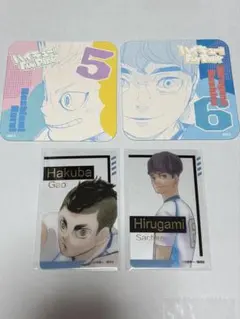 ハイキュー　ファンパーク　箔押しクリアカード　アートコースター 鴎台セット