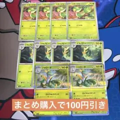 ポケモンカードまとめ　ツタージャ4/ジャノビー4/ジャローダ2