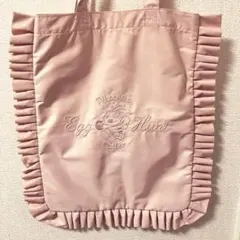 s*i様 ポケモン　ピカチュウたちのフリルトートバッグ（ピンク）