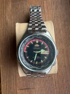 ORIENT ワールドタイム腕時計 自動巻き 469EE6-71【稼働品】