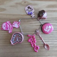 不思議の国のアリス 時代物 チャーム おもちゃ ストラップ チェシャ猫 レア❤️