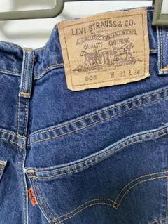 n*1様 リーバイス605オレンジタブストレートデニム W31 L34