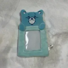 ケアベア　水色　トレカケース