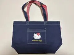 【未使用】 ハローキティ×KFC ネイビー トートバッグ、ショルダーバッグ