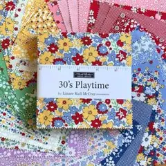 USAコットン復刻版チャームパックサーティーズ30’s Play Time