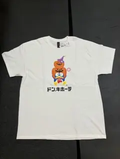 ドンキホーテ・ハロウィン・かぼちゃ・ドンペン ・白・Tシャツ・XL