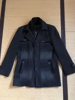 ウールジャケット　ピーコート　メンズ