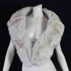 44【美品】サガ フォックス SAGA FOX ショール マフラー 毛皮 襟巻き