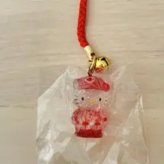 【激レア】ご当地キティ 根付け 広島 カープ クリア ラメ