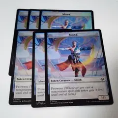 モンク　トークン　英語版　FOIL 6枚