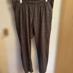GU グレー パンツ ゴムウエスト