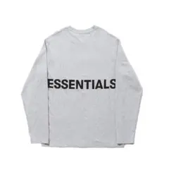 エッセンシャルズグレーロングTシャツのサムネイル