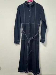 AZUL アズール デニムワンピース 長袖 Sサイズ