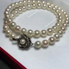 テリ良✨美品】あこや真珠 ネックレス 約7.0-7.5mm アコヤパール