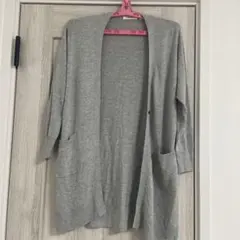 【値下げ‼︎】ニコアンド　ロングカーディガン　ガウン　グレー
