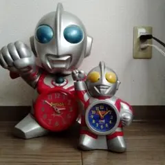 激レア】ウルトラマンパワード目覚まし時計&ウルトラマンアラーム2個セット円谷プロ