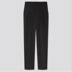 ユニクロドレープリラックステーパードアンクルパンツ