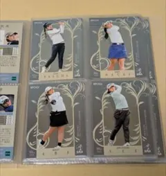 安田祐香ほか、2024レギュラーカードJLPGA女子ゴルフ85枚セット