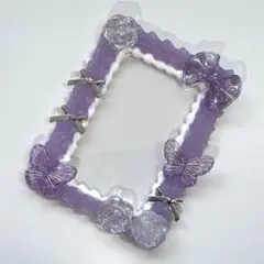 紫色のホイップデコ
