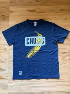 【匿名無料配送】CHUMS チャムス バナナプリント Tシャツ ネイビーのサムネイル