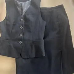 事務服　ベストスカートセットSELERY ストライプ柄　7号のサムネイル