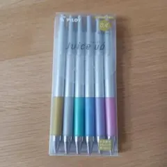 ジュースアップ　ボールペン　0.4mm　6本セット　メタリック