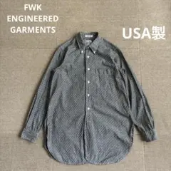 USA製 FWK エンジニアードガーメンツ ドット ロングシャツ 1 レディース