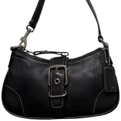 【美品】大人気COACH コーチ 7542 ハンドバッグ　黒　ブラックレザー 2026年最新】coach 7542の人気アイテム - メルカリ