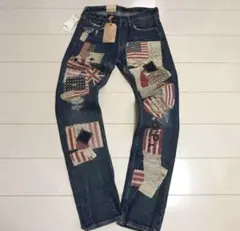 Polo Ralph Lauren パッチワークデニム 32/30 ヴィンテージ - メルカリ