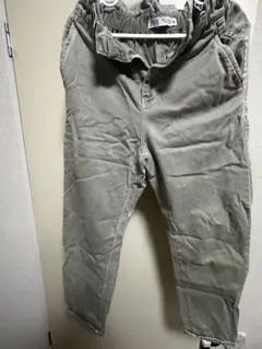 ZARA ウエストゴム グレー パンツ EUR34