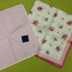 ピンク系　ポロラルフローレンのハンカチセット