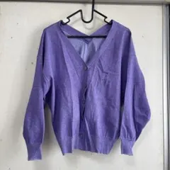 ジーナシス　ラメニットカーディガン