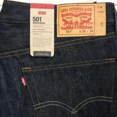 Levi's 501 リジッド W36 L34 ブラックRigid 綿100のサムネイル