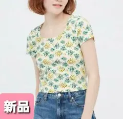 新品　ユニクロ　ポール&ジョー　Tシャツ　UT　花柄　クロップド
