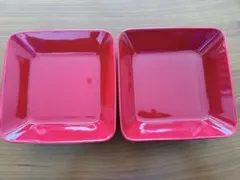 イッタラ ティーマ スクエアプレート レッド 16㎝ 2枚組 - メルカリ