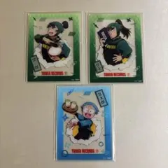 忍たま タワレコカフェ カード 3点 留三郎・長次・乱太郎